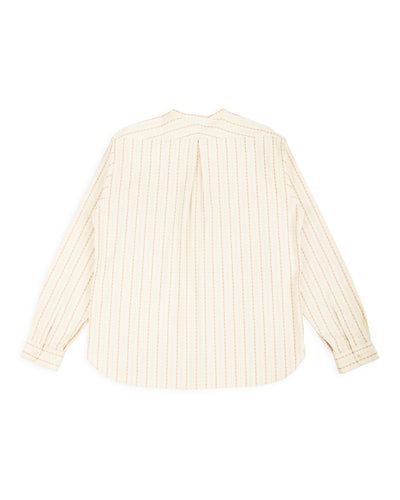 Prequel Stand-up Collar Shirt - Beige - Standard & Strange