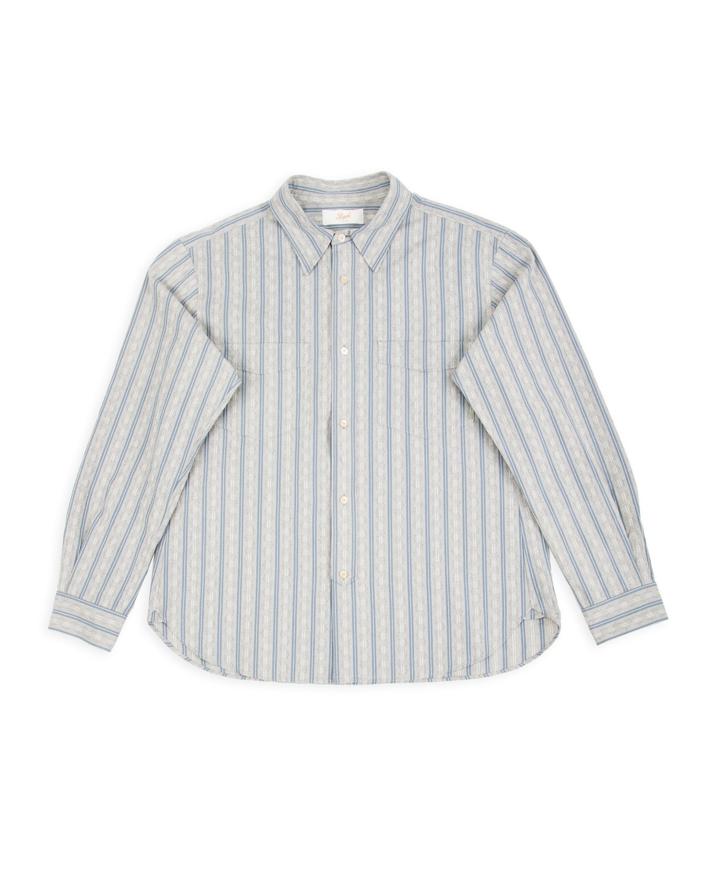 Prequel Striped Work Shirt - Grey - Standard & Strange