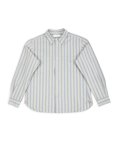 Prequel Striped Work Shirt - Grey - Standard & Strange