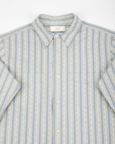 Prequel Striped Work Shirt - Grey - Standard & Strange