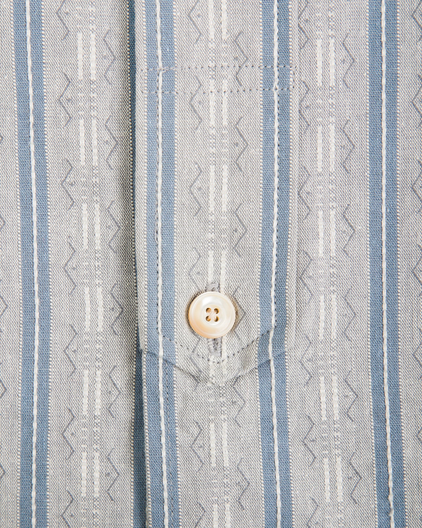 Prequel Striped Work Shirt - Grey - Standard & Strange