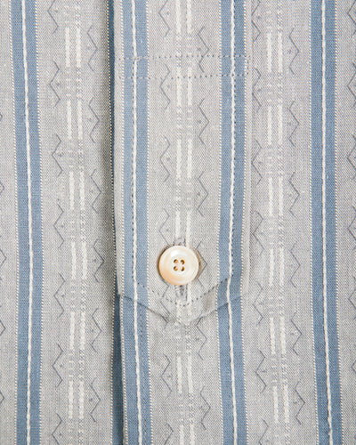 Prequel Striped Work Shirt - Grey - Standard & Strange