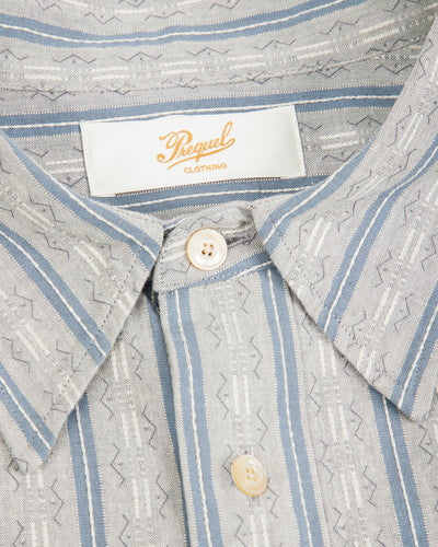 Prequel Striped Work Shirt - Grey - Standard & Strange