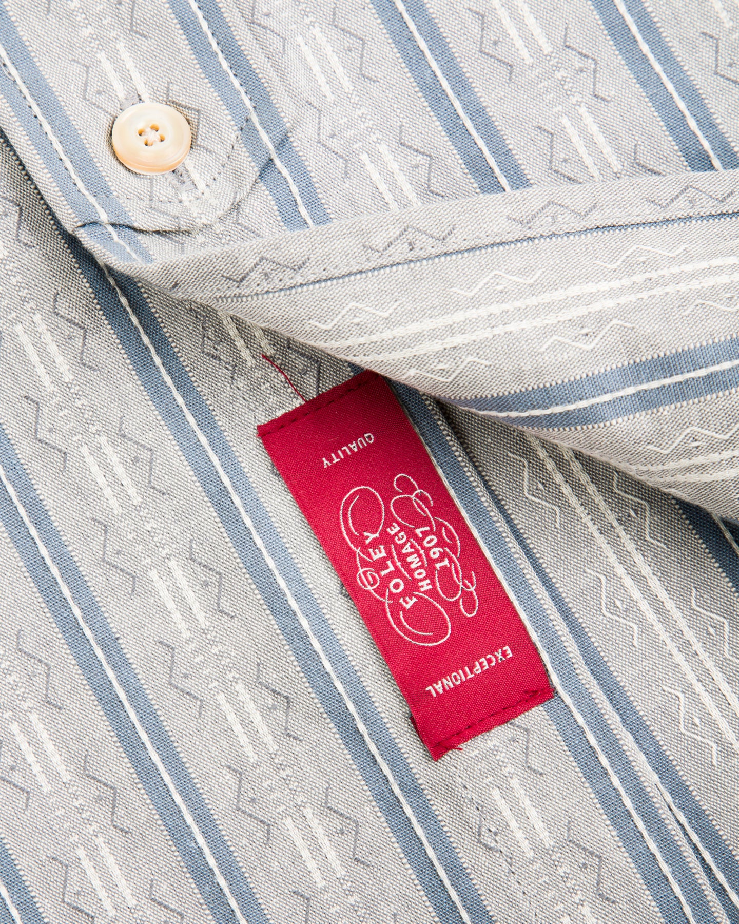 Prequel Striped Work Shirt - Grey - Standard & Strange