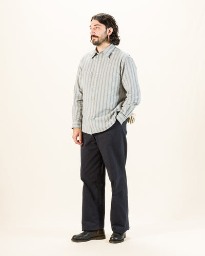 Prequel Striped Work Shirt - Grey - Standard & Strange