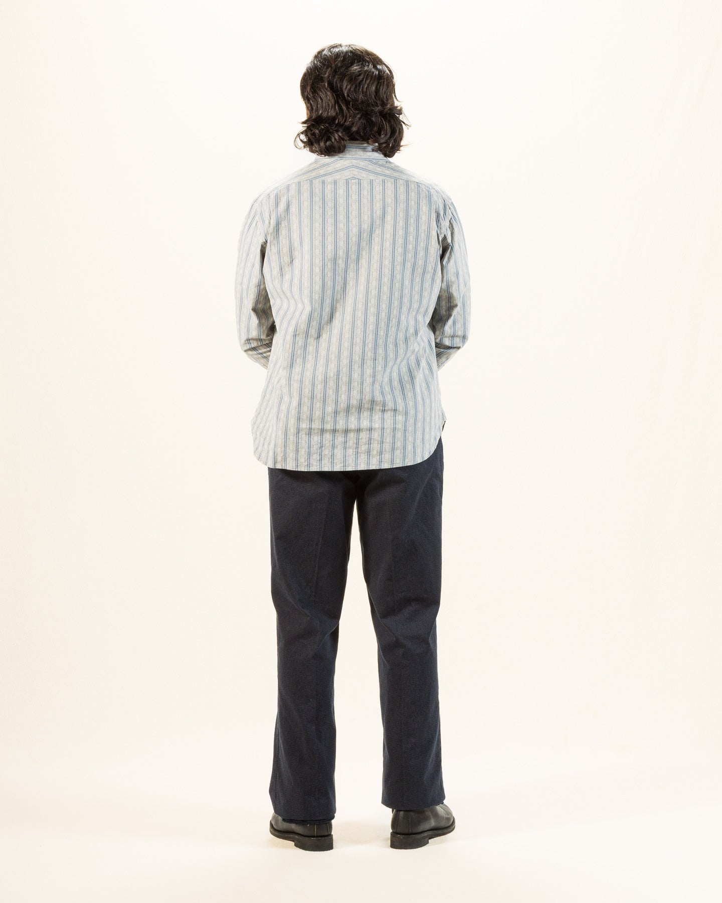 Prequel Striped Work Shirt - Grey - Standard & Strange