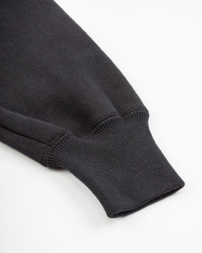 The Real McCoy's 10 oz Loopwheel Hooded Sweatshirt - Black - Standard & Strange
