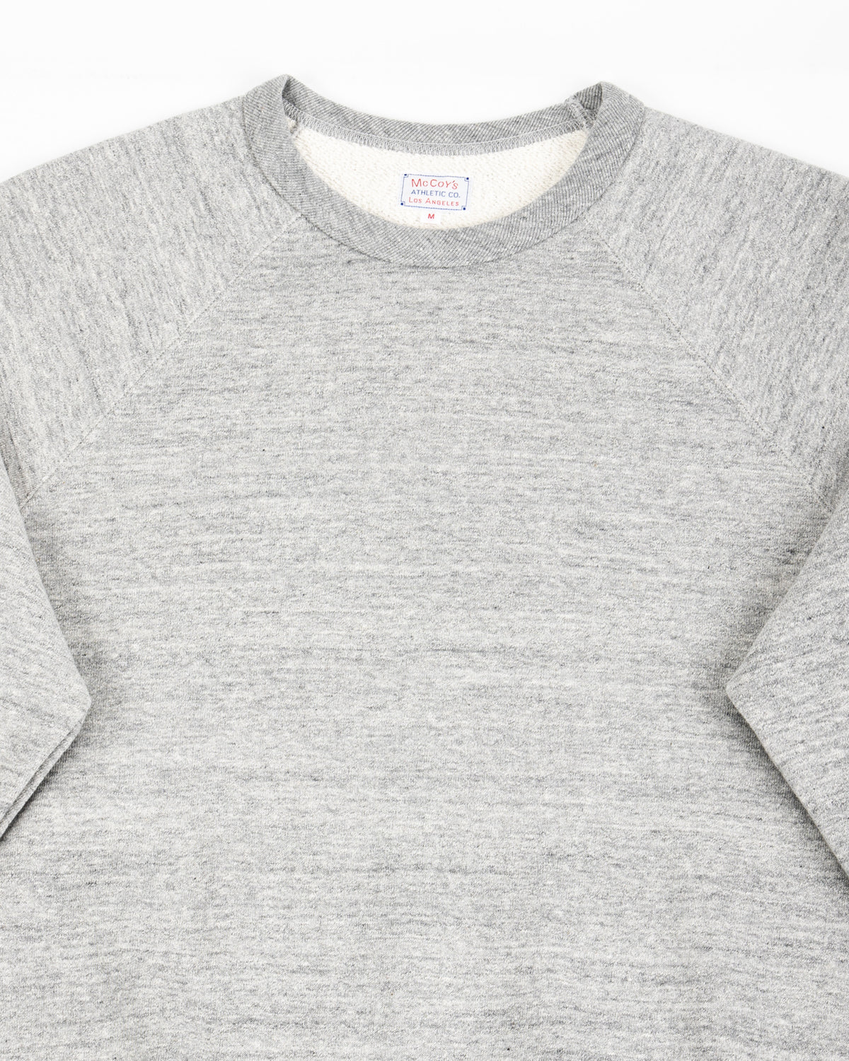 The Real McCoy's 9oz Loopwheel Raglan Sweatshirt - Gray - Standard & Strange