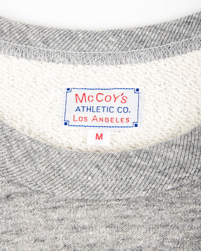 The Real McCoy's 9oz Loopwheel Raglan Sweatshirt - Gray - Standard & Strange