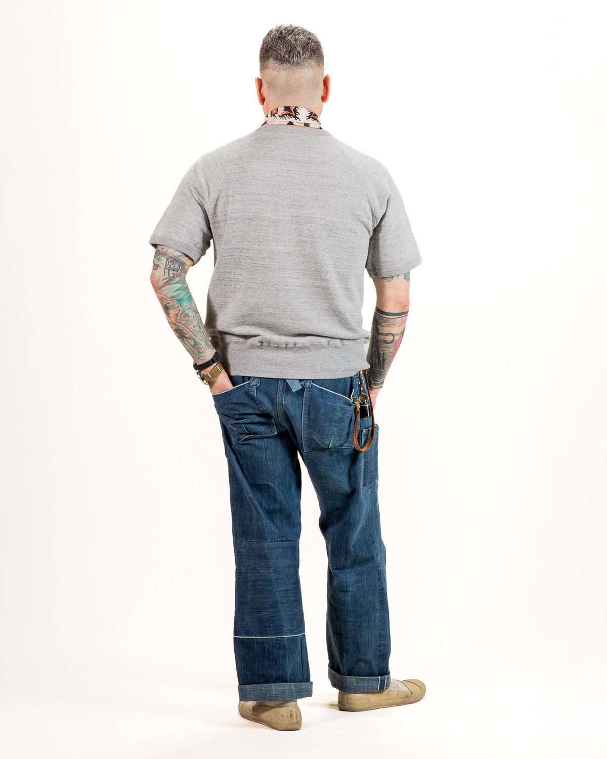 The Real McCoy's 9 oz Loopwheel S/S Sweatshirt - Gray - Standard & Strange