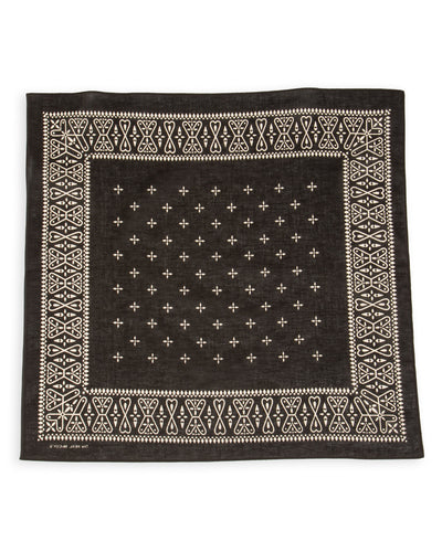 The Real McCoy's Bandanna 'Cross' - Black - Standard & Strange