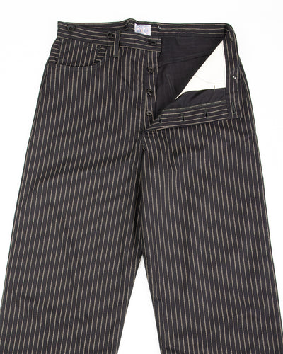 The Real McCoy's Black Wabash Work Trousers - Black - Standard & Strange