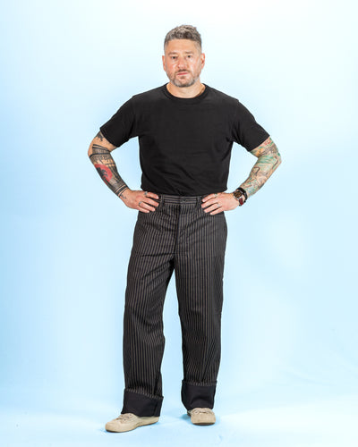 The Real McCoy's Black Wabash Work Trousers - Black - Standard & Strange
