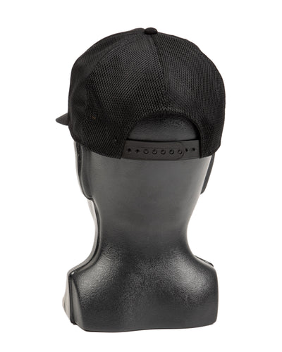 The Real McCoy's Buco Mesh Cap / Buco Oval - Black - Standard & Strange