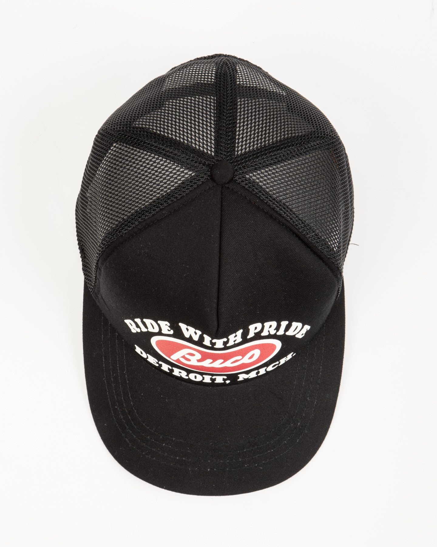 The Real McCoy's Buco Mesh Cap / Buco Oval - Black - Standard & Strange
