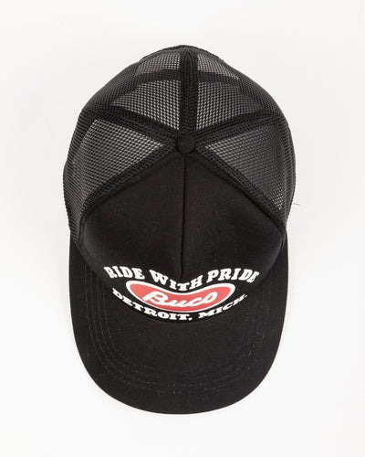 The Real McCoy's Buco Mesh Cap / Buco Oval - Black - Standard & Strange