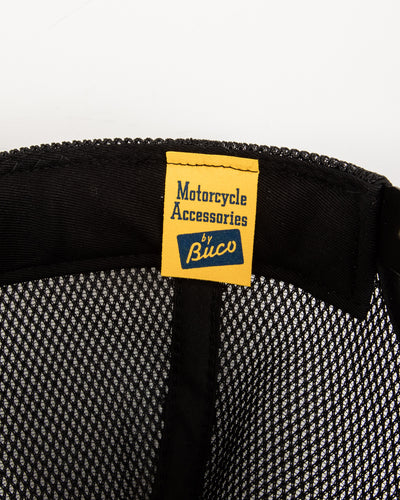 The Real McCoy's Buco Mesh Cap / Buco Oval - Black - Standard & Strange
