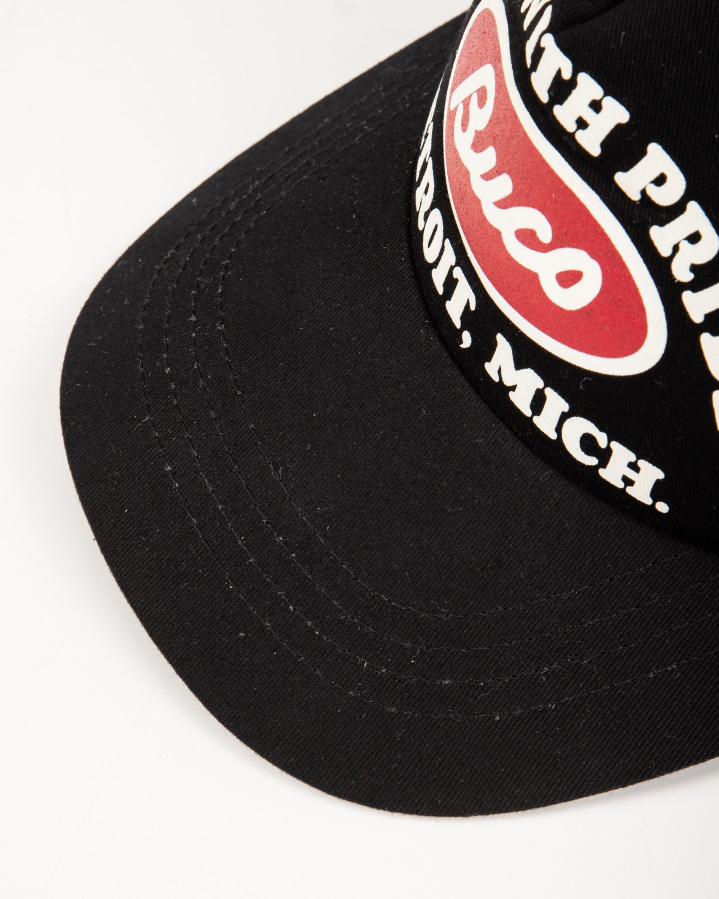 The Real McCoy's Buco Mesh Cap / Buco Oval - Black - Standard & Strange