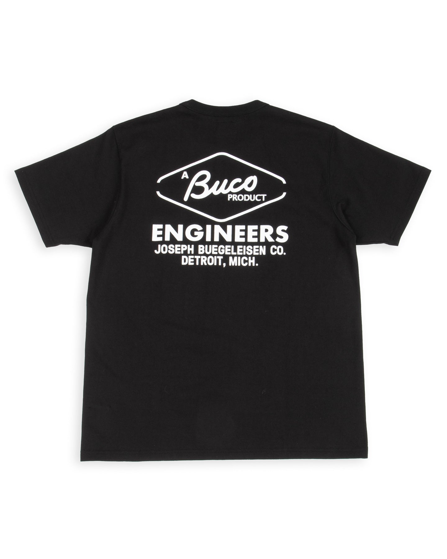 The Real McCoy's Buco Tee / Buco Engineers - Black - Standard & Strange