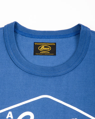 The Real McCoy's Buco Tee / Buco Engineers - Royal Blue - Standard & Strange