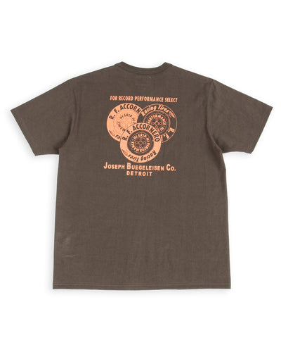 The Real McCoy's Buco Tee / R.F. ACCORNERO - Charcoal - Standard & Strange