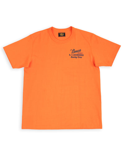 The Real McCoy's Buco Tee / R.F. ACCORNERO - Orange - Standard & Strange