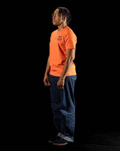 The Real McCoy's Buco Tee / R.F. ACCORNERO - Orange - Standard & Strange