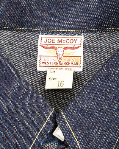 The Real McCoy's Denim Western Shirt / Ridge Slant - Standard & Strange