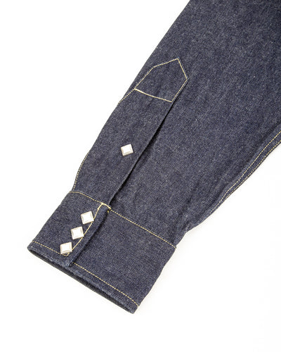 The Real McCoy's Denim Western Shirt / Ridge Slant - Standard & Strange