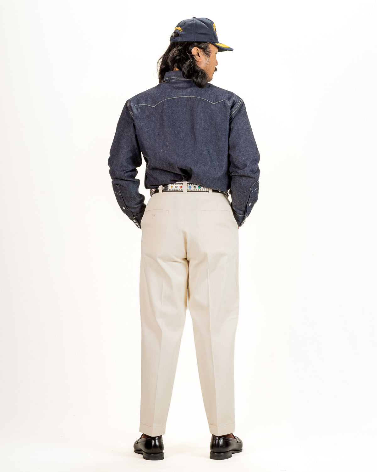 The Real McCoy's Denim Western Shirt / Ridge Slant - Standard & Strange