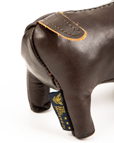 The Real McCoy's Handcrafted Horsehide Animals / Dachshund - Black - Standard & Strange