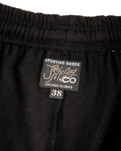 The Real McCoy's Jersey Gym Shorts - Black - Standard & Strange