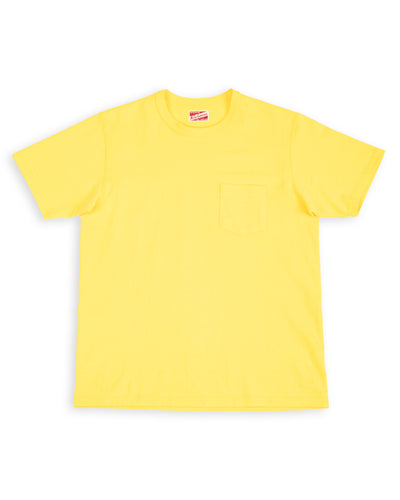 The Real McCoy's Joe McCoy Pocket Tee - Canary - Standard & Strange
