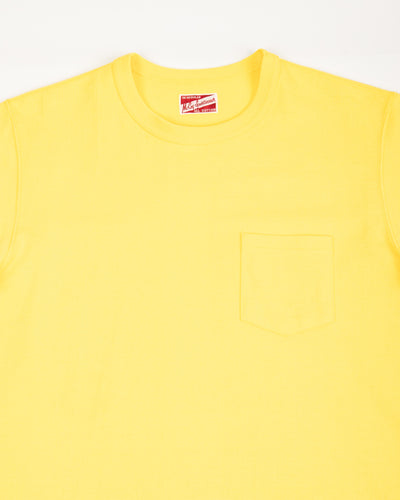 The Real McCoy's Joe McCoy Pocket Tee - Canary - Standard & Strange