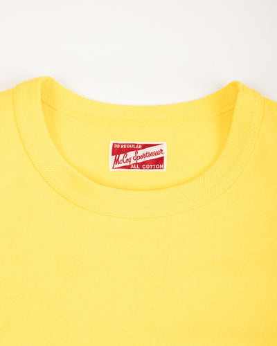 The Real McCoy's Joe McCoy Pocket Tee - Canary - Standard & Strange