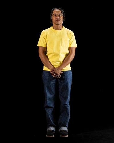 The Real McCoy's Joe McCoy Pocket Tee - Canary - Standard & Strange