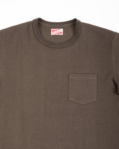 The Real McCoy's Joe McCoy Pocket Tee - Charcoal - Standard & Strange