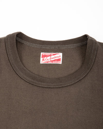 The Real McCoy's Joe McCoy Pocket Tee - Charcoal - Standard & Strange