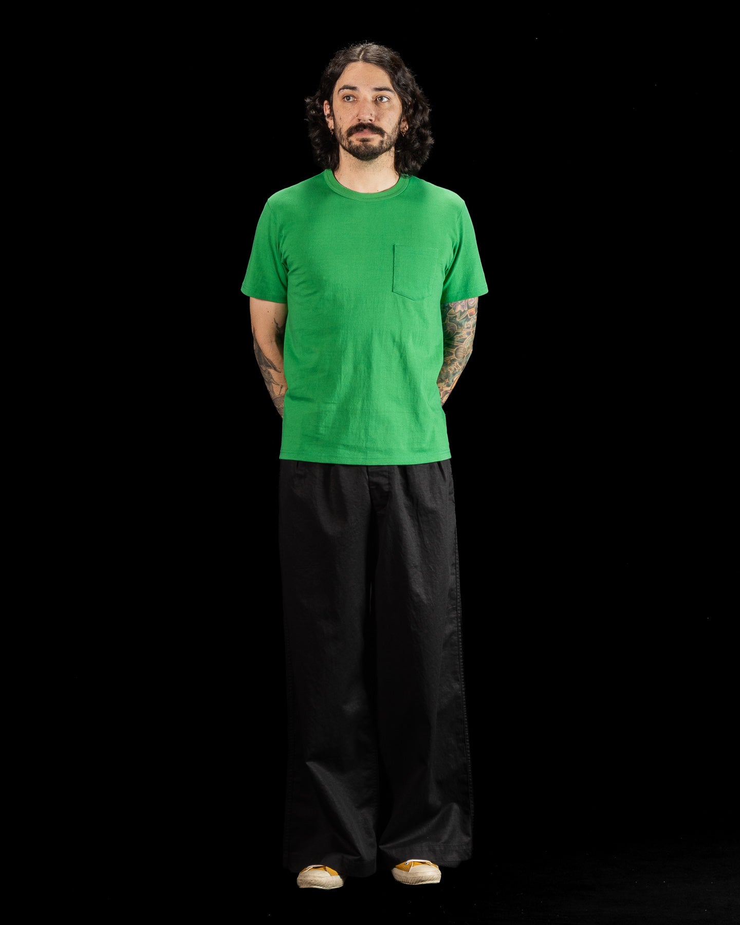 The Real McCoy's Joe McCoy Pocket Tee - Kelly Green - Standard & Strange