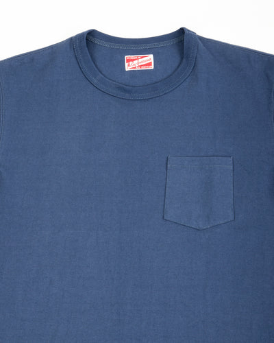 The Real McCoy's Joe McCoy Pocket Tee - Marine Blue - Standard & Strange