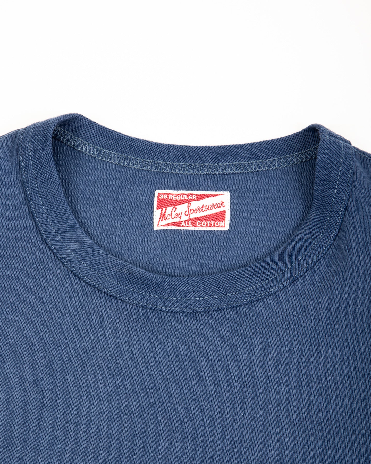The Real McCoy's Joe McCoy Pocket Tee - Marine Blue - Standard & Strange