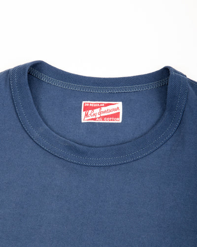 The Real McCoy's Joe McCoy Pocket Tee - Marine Blue - Standard & Strange