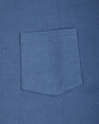 The Real McCoy's Joe McCoy Pocket Tee - Marine Blue - Standard & Strange