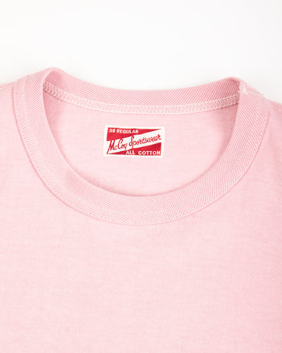 The Real McCoy's Joe McCoy Pocket Tee - Pink - Standard & Strange