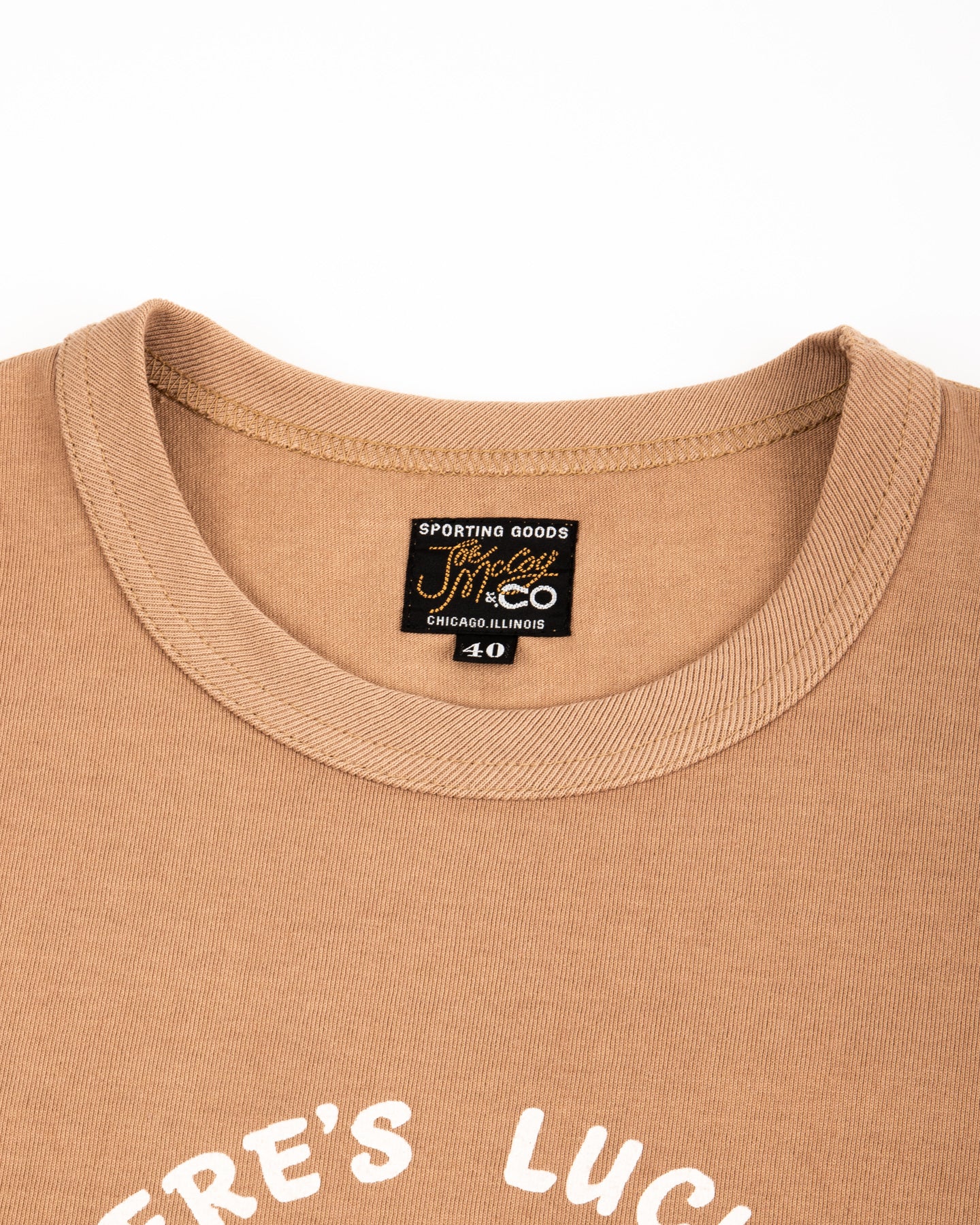 The Real McCoy's Joe McCoy Tee / Ulster Club - Chestnut - Standard & Strange