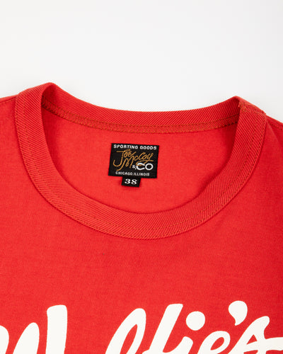 The Real McCoy's Joe McCoy Tee / Where Else But... Wolfie's - Cherry - Standard & Strange
