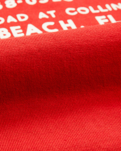 The Real McCoy's Joe McCoy Tee / Where Else But... Wolfie's - Cherry - Standard & Strange
