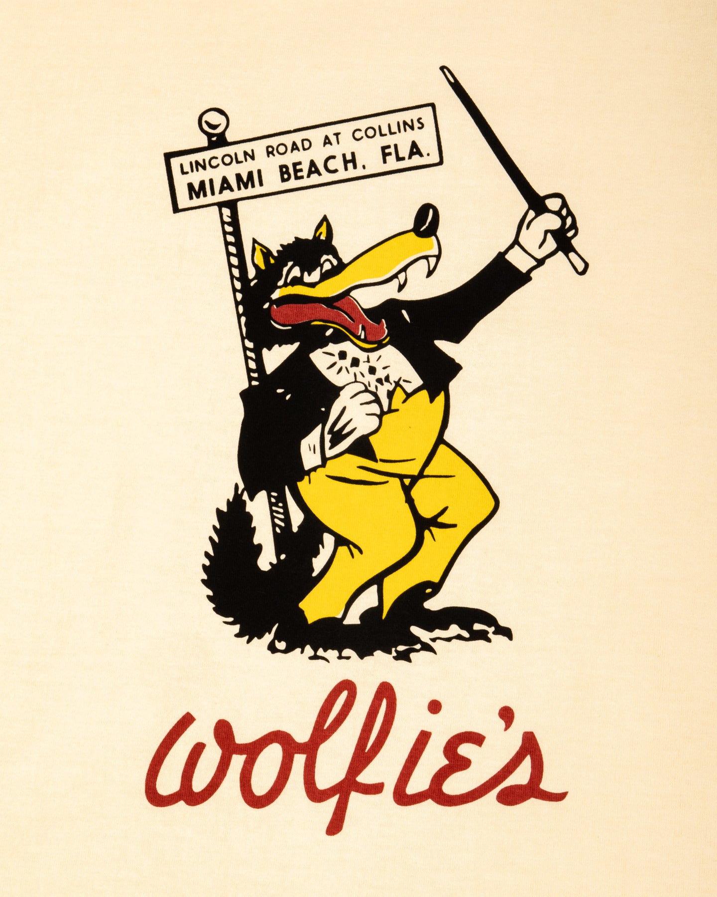 The Real McCoy's Joe McCoy Tee / Wolfie's - Ecru - Standard & Strange