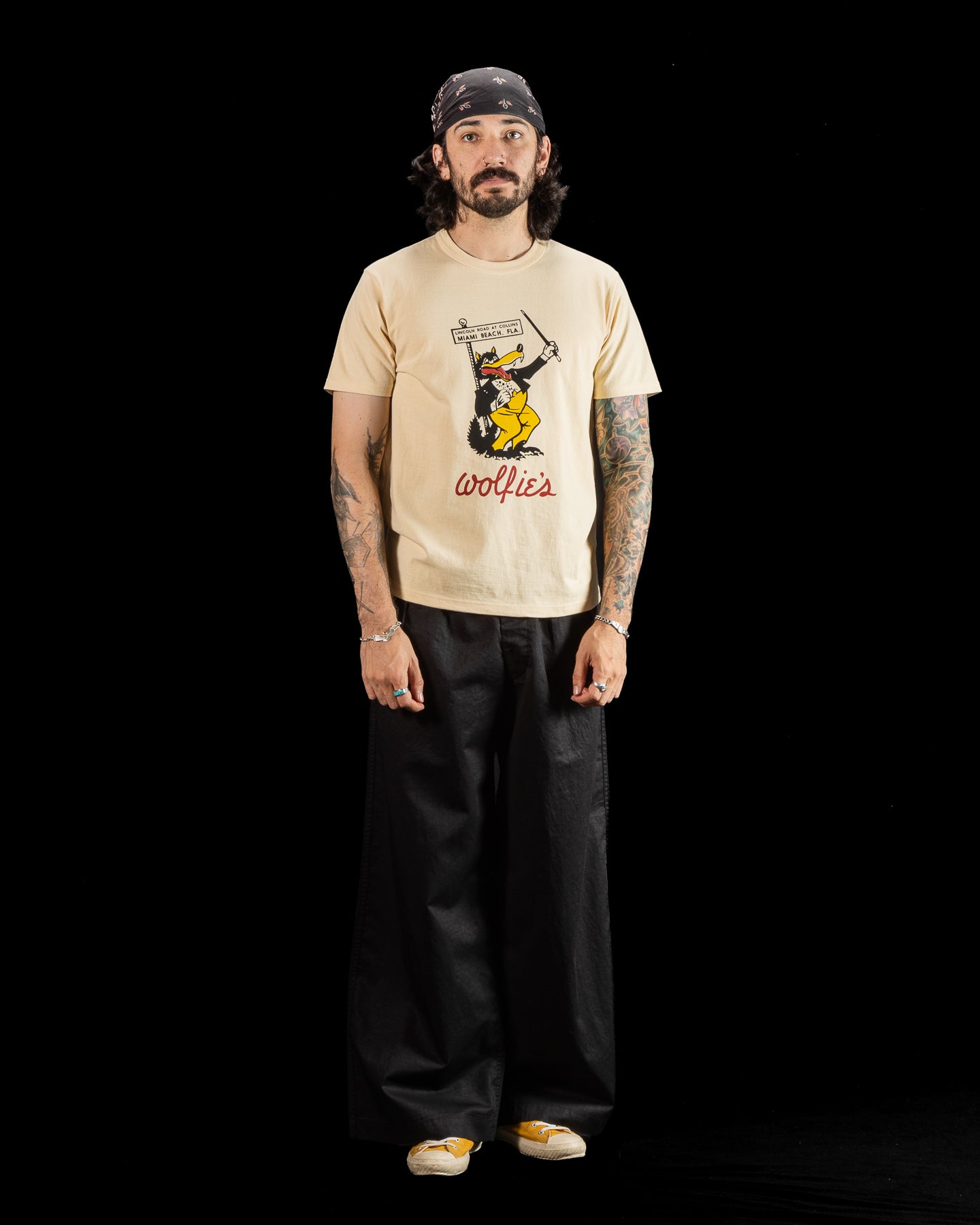 The Real McCoy's Joe McCoy Tee / Wolfie's - Ecru - Standard & Strange