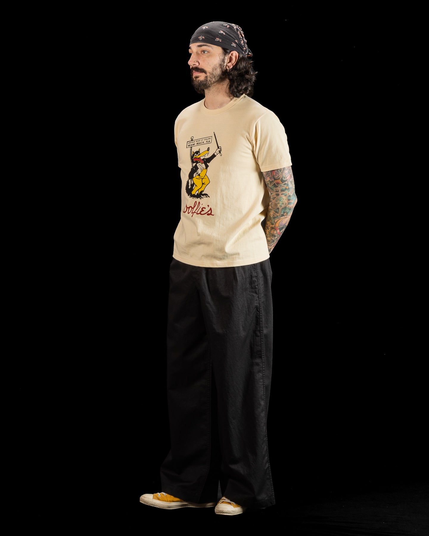 The Real McCoy's Joe McCoy Tee / Wolfie's - Ecru - Standard & Strange